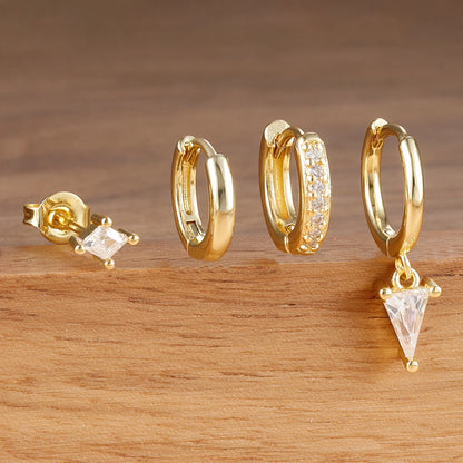 מארז 4 עגילים - ויויאן