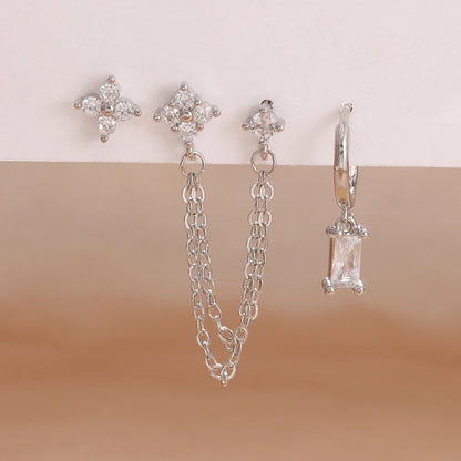 מארז 3 עגילים - לורין