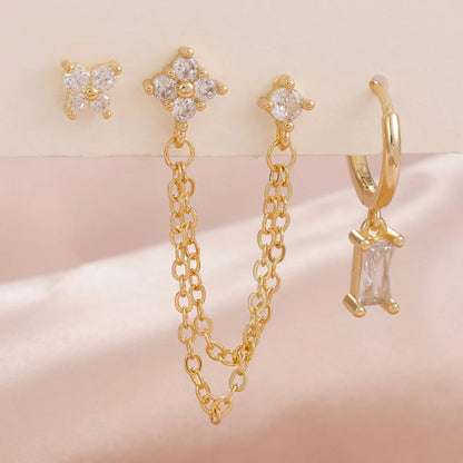 מארז 3 עגילים - לורין